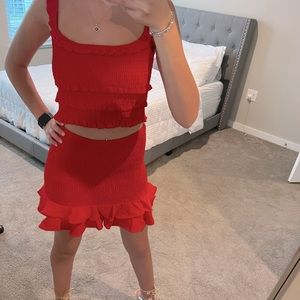 2 piece skirt set